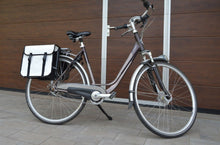 Lade das Bild in den Galerie-Viewer, FAHRRADTASCHE Gepäckträgretache Fahrrad 26" 28" Doppel Tasche Gepäckträger PVC