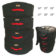 Lade das Bild in den Galerie-Viewer, REIFENTASCHE Reifenabdeckung 4 Stück Set Tragegriff f. Winterreifen Sommerreifen