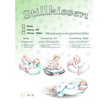 Lade das Bild in den Galerie-Viewer, EMI&SAM Stillkissen Lagerungkissen 170cm Bananenform Seitenschläferkissen +BEZUG