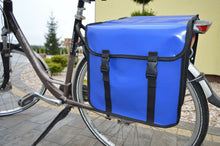 Lade das Bild in den Galerie-Viewer, FAHRRADTASCHE Gepäckträgretache Fahrrad 26" 28" Doppel Tasche Gepäckträger PVC