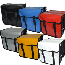 Lade das Bild in den Galerie-Viewer, FAHRRADTASCHE Gepäckträgretache Fahrrad 26" 28" Doppel Tasche Gepäckträger PVC