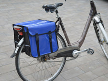 Lade das Bild in den Galerie-Viewer, FAHRRADTASCHE Gepäckträgretache Fahrrad 26" 28" Doppel Tasche Gepäckträger PVC