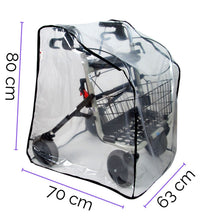 Lade das Bild in den Galerie-Viewer, SENIORI Rollator Schutzhaube Abdeckung Universal Gehilfe Schutzhülle Abdeckhaube