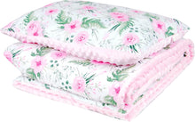 Lade das Bild in den Galerie-Viewer, BABYLUX Kuscheldecke 100 x 150 cm Decke Babydecke Kissen Kinderdecke MINKY XXL
