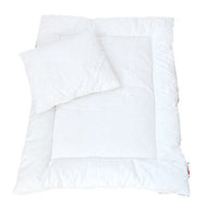 BABYLUX 2 tlg. Set Kinderwagen Bettwäsche Wiege FÜLLUNG 60x78cm Decke und Kissen