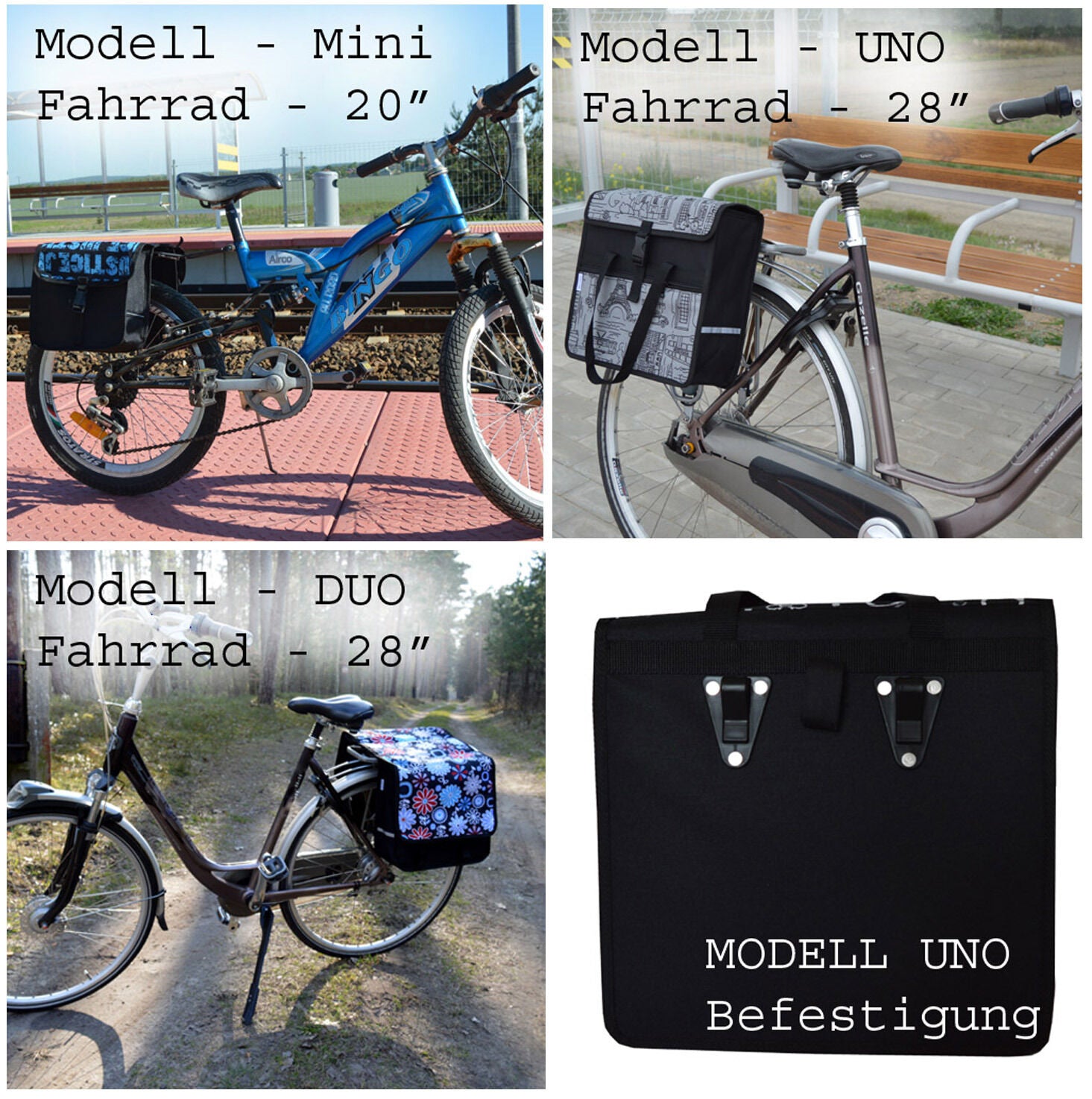 satteltasche kinderfahrrad 24 zoll FAHRRADTASCHE Kinder Erwachsene Satteltasche Gepäckträgetasche Doppel – steps-shop.de