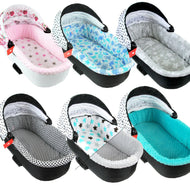 BABYLUX Nestchen für Kinderwagen Stubenwagen BABYWANNE + Matratze 2 Tlg Set